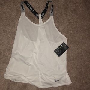 White Nike tank top